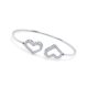 Diamond Cuff Bangle / Light Weight bracelet